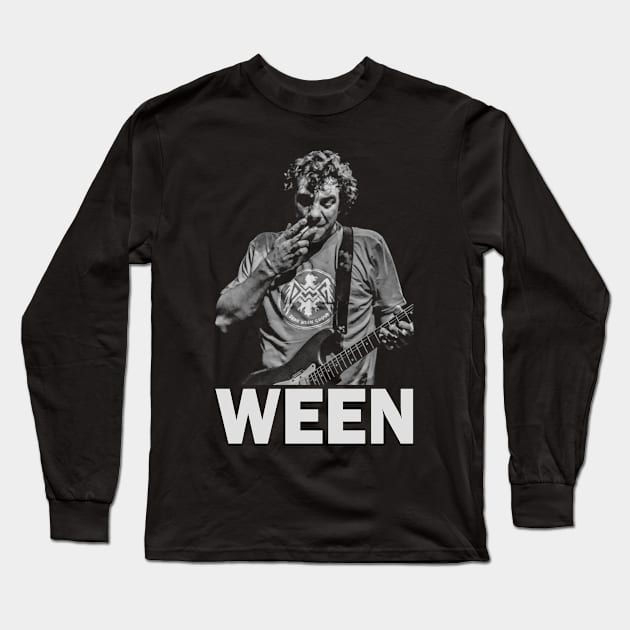 Ween - Black Vintage Long Sleeve T-Shirt by tamisanita